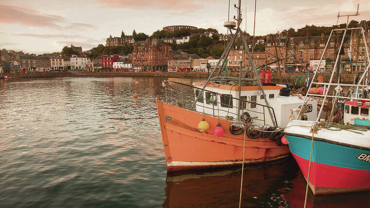 COURTESY DOMENIC ARIZONA BONUCCELLI
The picturesque seaside town of Oban, on Scotlands west coast, grew up around its distillery, which was founded in 1794.